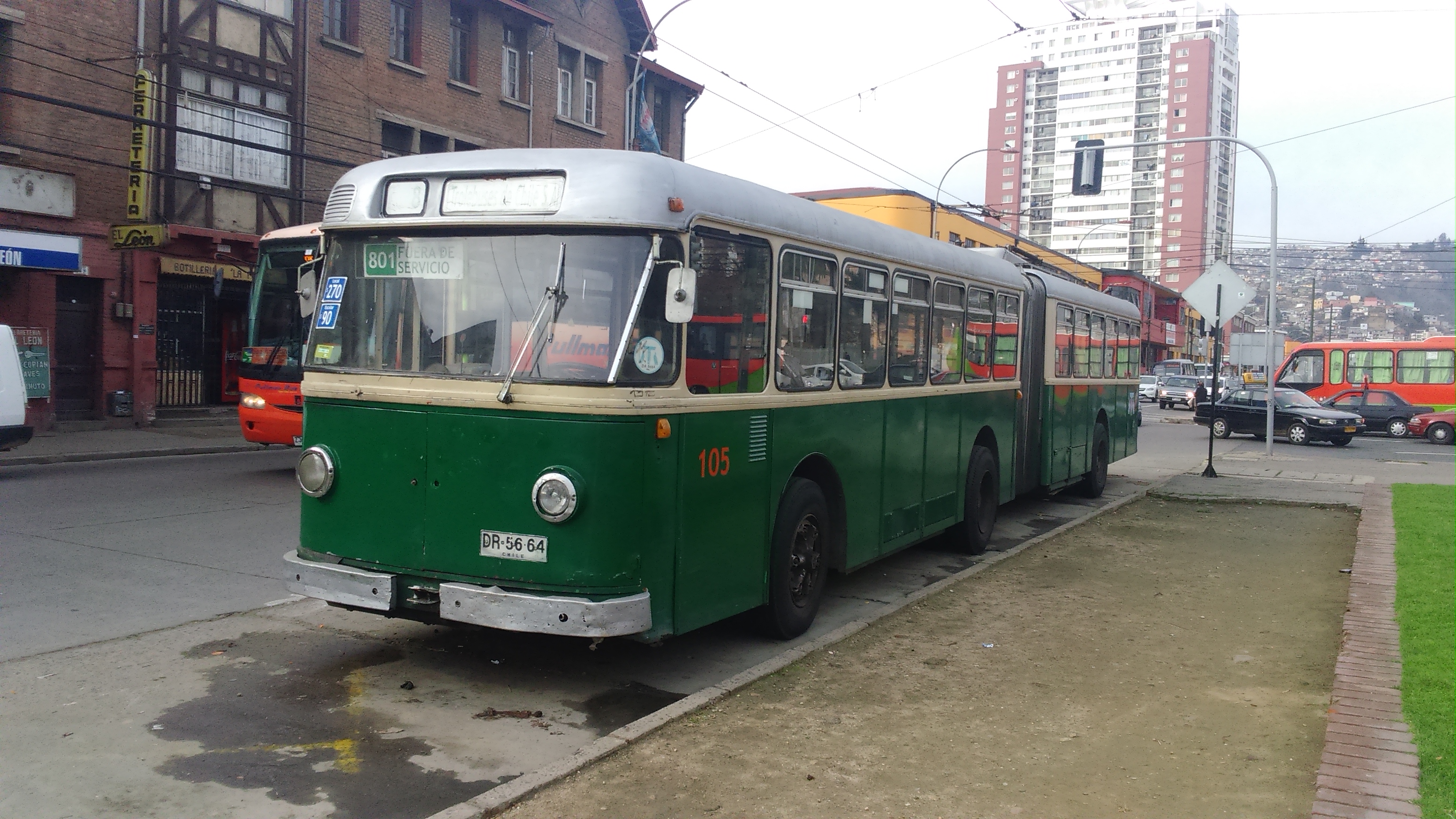Operación de Trolebuses normal