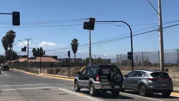 Encendido de nuevo cruce semaforizado en San Felipe