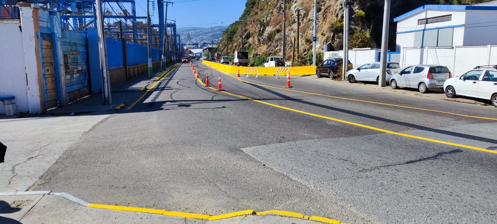 Obras en Avenida Altamirano de Valparaíso mantendrán una vía por sentido durante cuatro meses